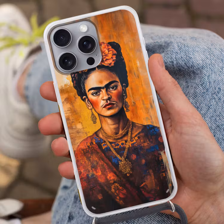 Portret - Sieraden - Schilderachtig Hoesje iPhone 16 Pro Max met koord klein -sfeer3