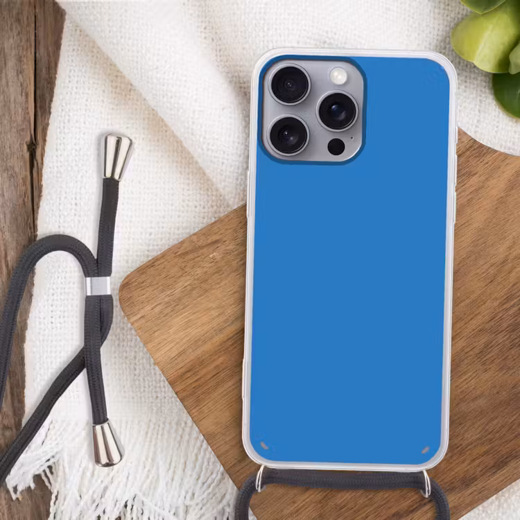 Royal - Blue - Blauw Hoesje iPhone 16 Pro Max met koord klein 804 -sfeer4