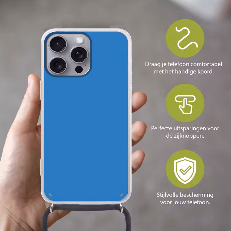 Royal - Blue - Blauw Hoesje iPhone 16 Pro Max met koord klein 804 -sfeer2_NL