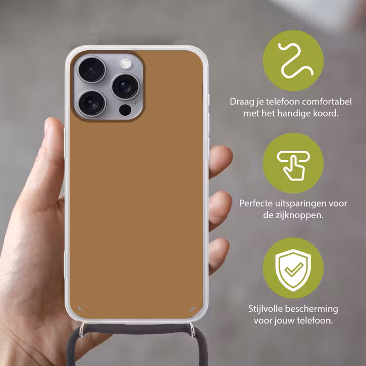 Sahara - Earth - Oranje Hoesje iPhone 16 Pro Max met koord klein 804 -sfeer2_NL