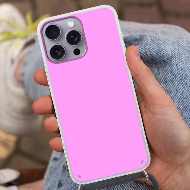 Soft - Lavender - Roze Hoesje iPhone 16 Pro Max met koord klein 804 -sfeer3