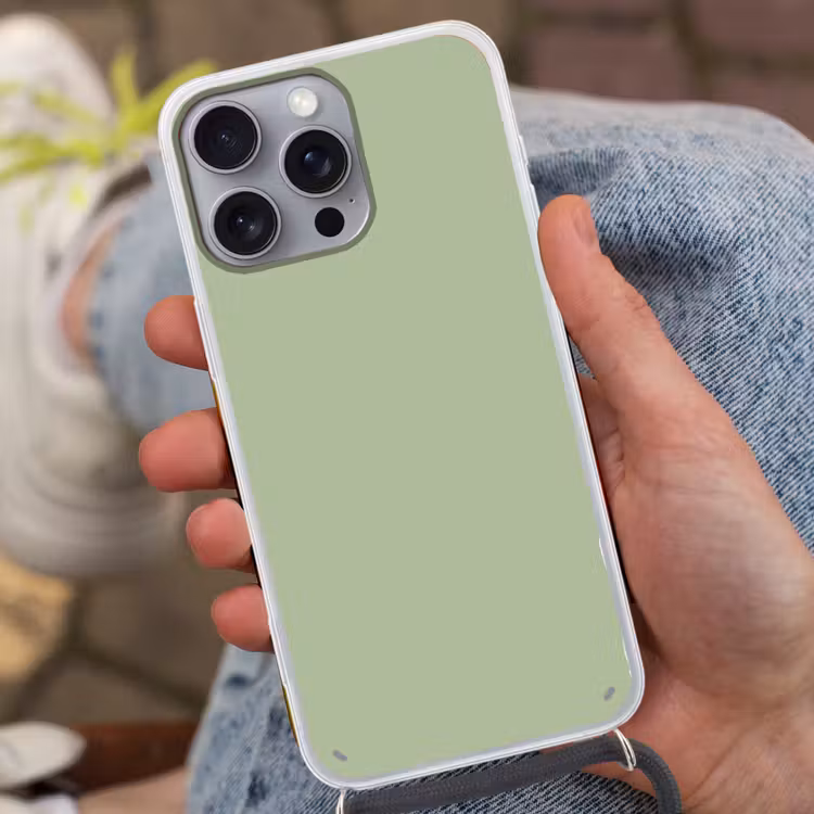 Spring - Sprint - Groen Hoesje iPhone 16 Pro Max met koord klein 804 -sfeer3