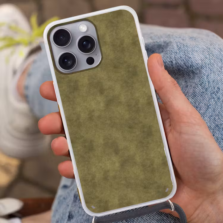 Textuur - Abstract - Groen Hoesje iPhone 16 Pro Max met koord klein 804 -sfeer3