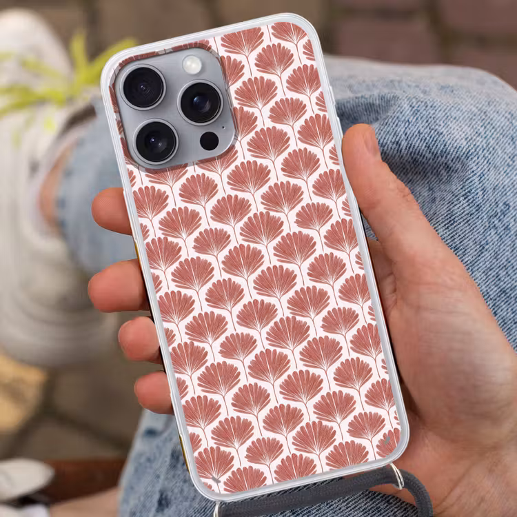 Waaier - Motief - Terra Hoesje iPhone 16 Pro Max met koord klein 804 -sfeer3