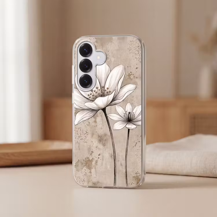 Modern - Design - Wit Telefoonhoesje Samsung Galaxy S26 klein -sfeer2
