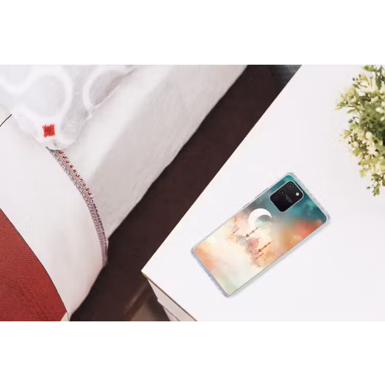 Moskee - Kleurrijke wolken - Arabisch - Ramadan - Islamitische Telefoonhoesje Samsung Galaxy S10 Lite klein -kamerS10Lite