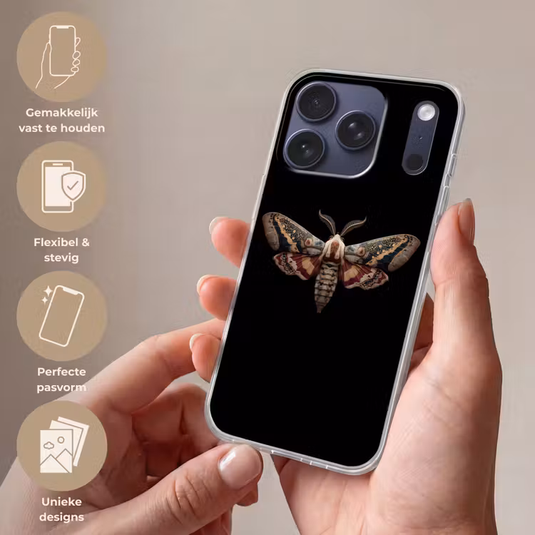 Mot - Oosterse patronen - Sierlijk Telefoonhoesje iPhone 17 Pro klein -sfeer3_NL