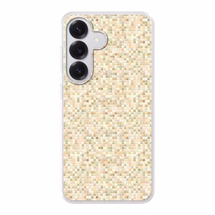 Mozaïek - Patroon - Beige Telefoonhoesje Samsung Galaxy S26 klein 975 -3d