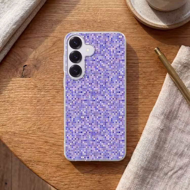 Mozaïek - Tegels - Lila - Amethist Telefoonhoesje Samsung Galaxy S26 klein 975 -sfeer1