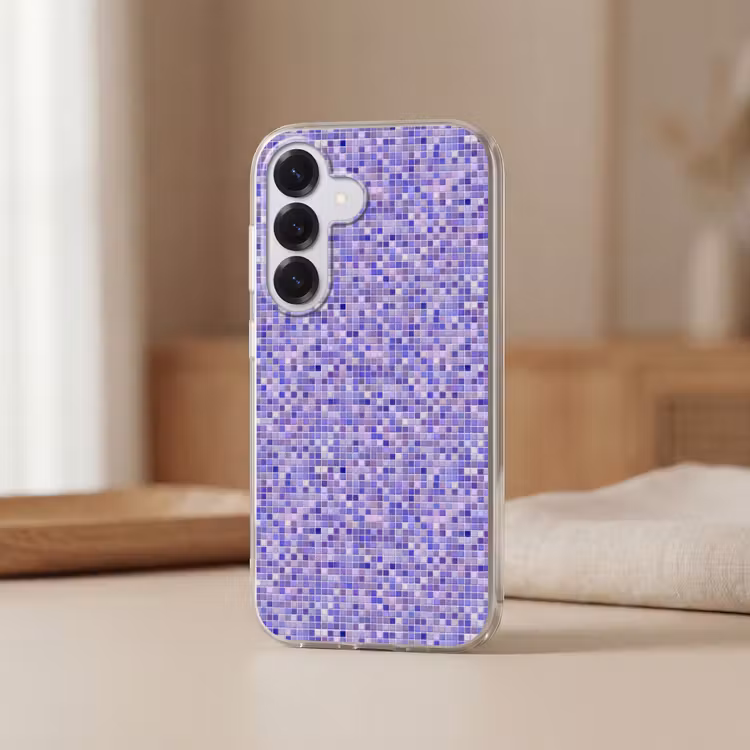 Mozaïek - Tegels - Lila - Amethist Telefoonhoesje Samsung Galaxy S26 klein 975 -sfeer2