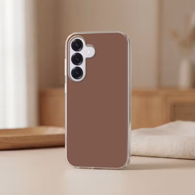 Muted - Chestnut - Bruin Telefoonhoesje Samsung Galaxy S26 klein 975 -sfeer2