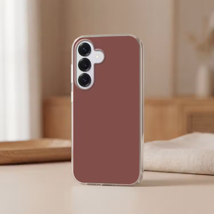 Muted - Raisin - Rood Telefoonhoesje Samsung Galaxy S26 klein 975 -sfeer2