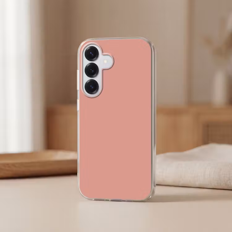Muted - Salmon - Koraal Telefoonhoesje Samsung Galaxy S26 klein 975 -sfeer2