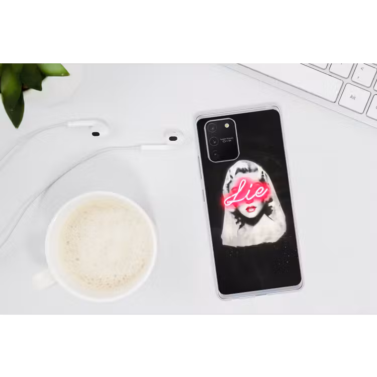 Neon - Letters - Vintage - Vrouw Telefoonhoesje Samsung Galaxy S10 Lite klein -oordopS10Lite
