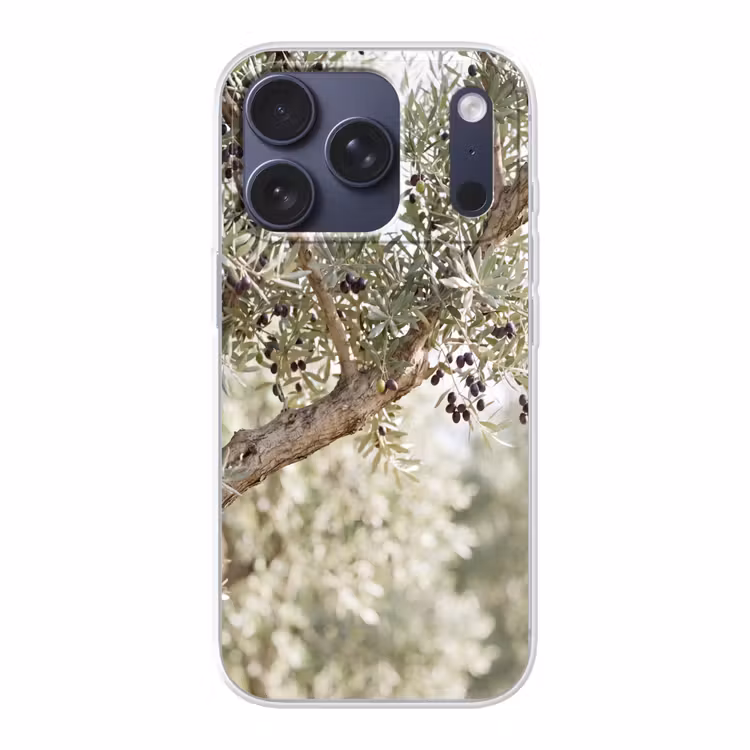 Telefoonhoesje - Olijfboom - tak - groen - Olijfboom - tak - groen Telefoonhoesje iPhone 17 Pro klein
