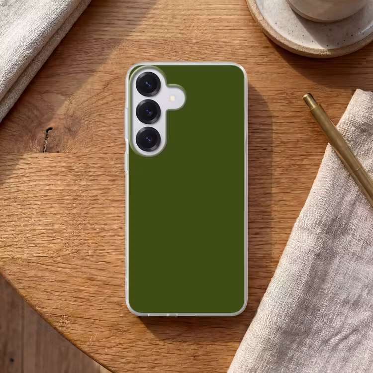 Olive - Drab - Groen Telefoonhoesje Samsung Galaxy S26 klein 975 -sfeer1