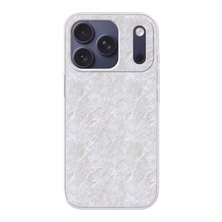 Oppervlakte - Textuur - Grijs Telefoonhoesje iPhone 17 Pro klein 878 -3d
