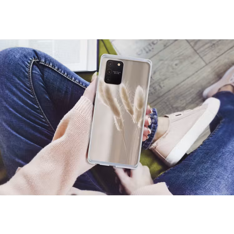 Pampasgras - Pluim - Wit Telefoonhoesje Samsung Galaxy S10 Lite klein -handS10Lite