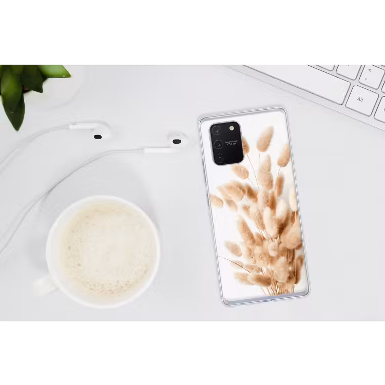 Pampasgras - Pluim - Wit - Beige Telefoonhoesje Samsung Galaxy S10 Lite klein -oordopS10Lite