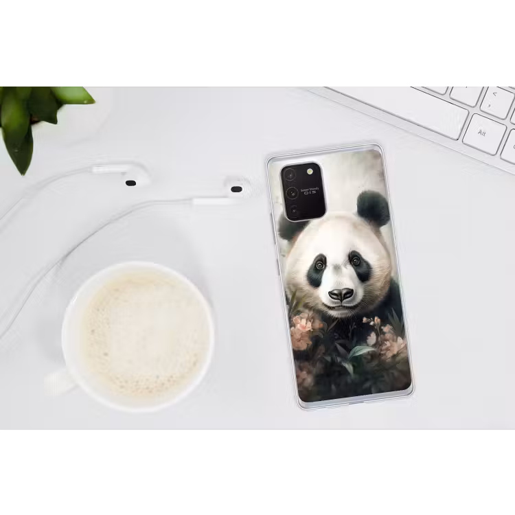 Panda - Dieren - Bloemen - Planten Telefoonhoesje Samsung Galaxy S10 Lite klein -oordopS10Lite