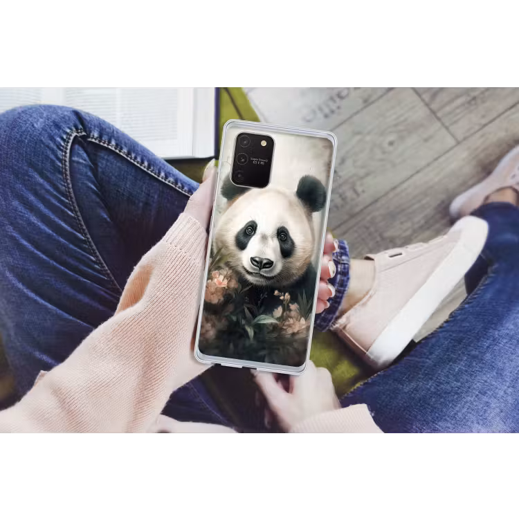Panda - Dieren - Bloemen - Planten Telefoonhoesje Samsung Galaxy S10 Lite klein -handS10Lite
