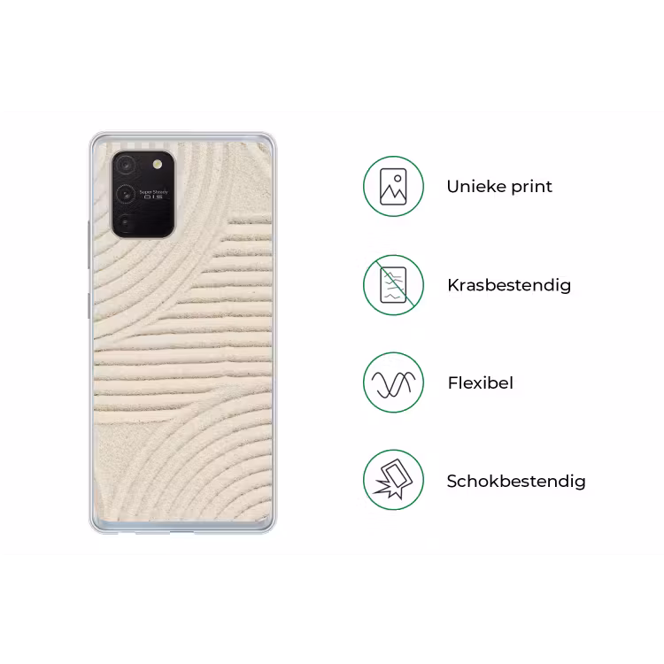 Patroon - Abstract - Wit Telefoonhoesje Samsung Galaxy S10 Lite klein -specsS10Lite