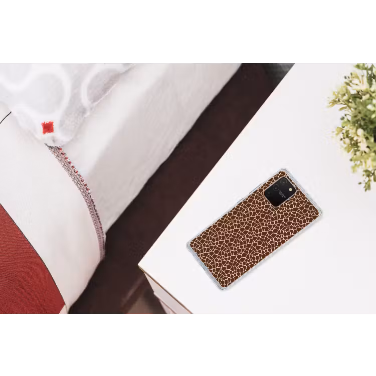 Patroon - Giraf - Bruin Telefoonhoesje Samsung Galaxy S10 Lite klein 364 -kamerS10Lite
