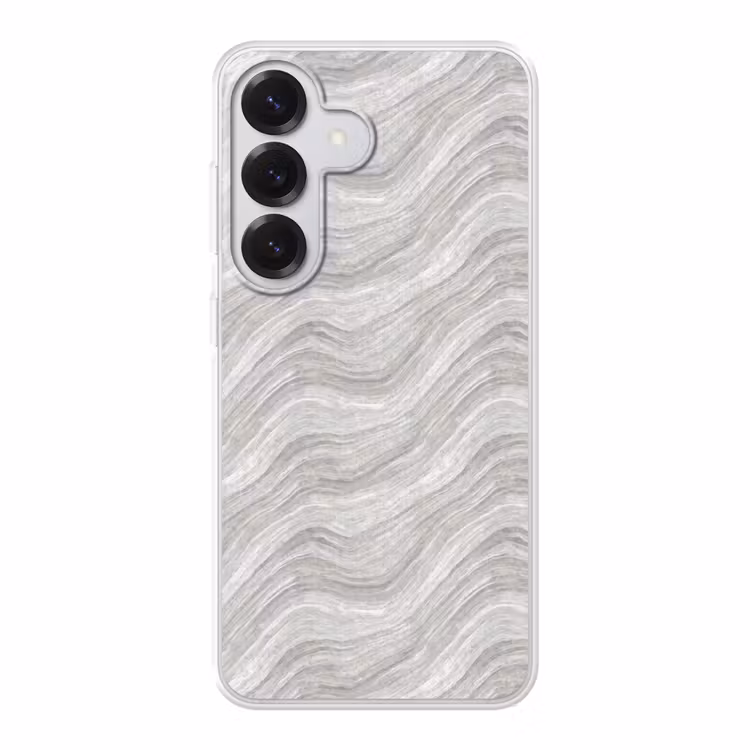 Patroon - Helder - Wit - Grijs Telefoonhoesje Samsung Galaxy S26 klein 975 -3d