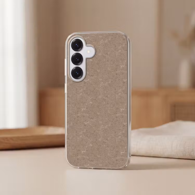 Patroon - Kalksteen - Beige Telefoonhoesje Samsung Galaxy S26 klein 975 -sfeer2