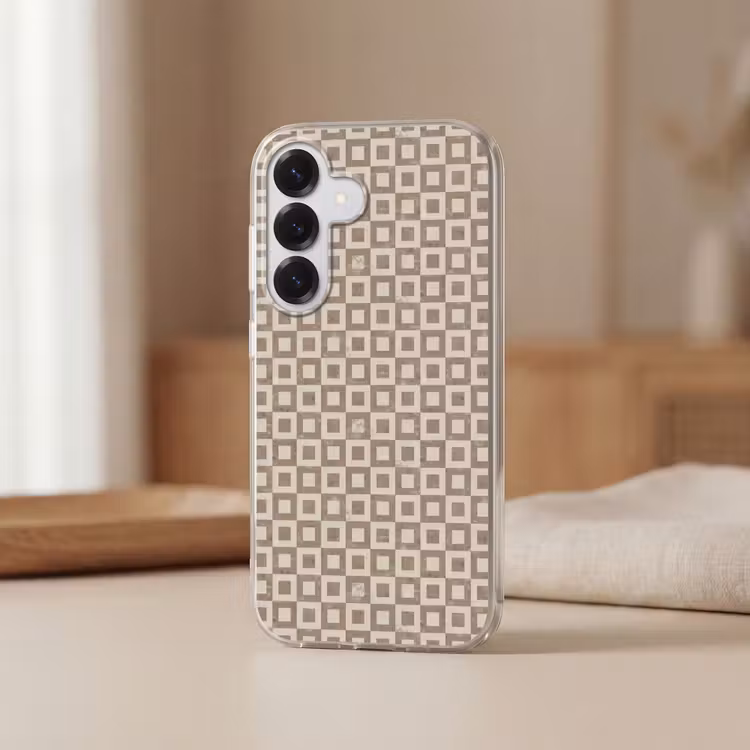 Patroon - Marmer - Beige Telefoonhoesje Samsung Galaxy S26 klein 975 -sfeer2
