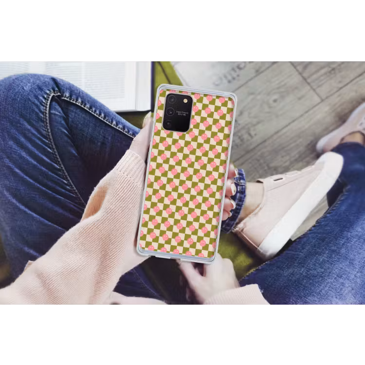 Patroon - Smileys - Blokken Telefoonhoesje Samsung Galaxy S10 Lite klein 364 -handS10Lite