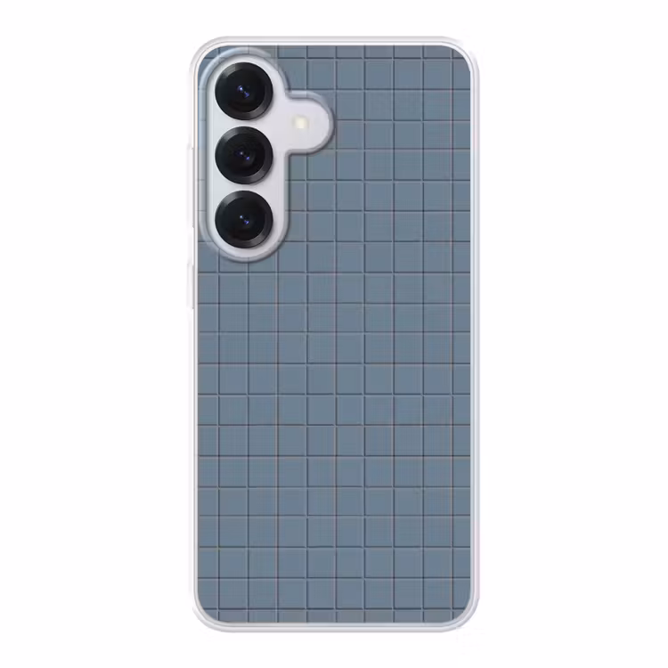 Patroon - Tegel - Blauwgrijs Telefoonhoesje Samsung Galaxy S26 klein 975 -3d
