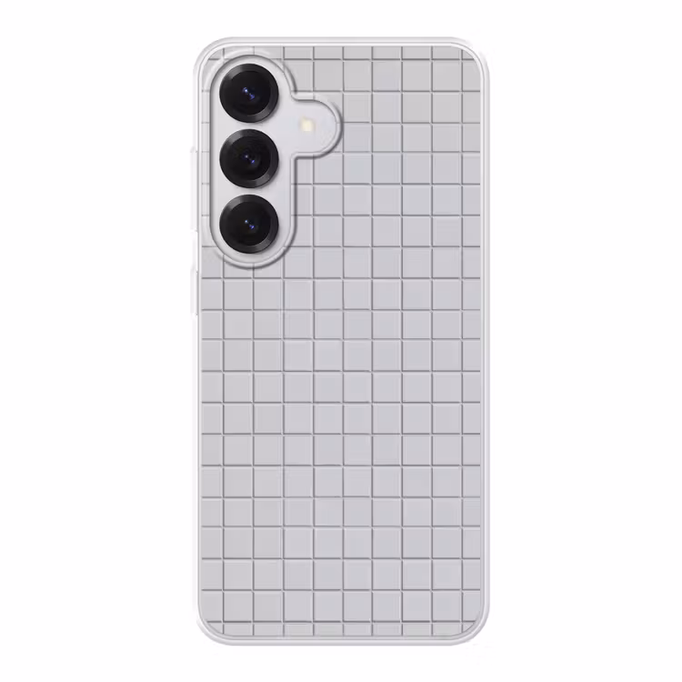 Patroon - Tegels - Licht - Grijs Telefoonhoesje Samsung Galaxy S26 klein 975 -3d