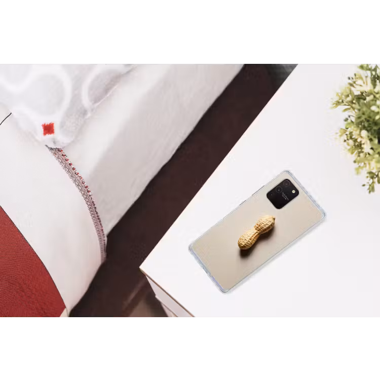 Pinda - Ruw - Beige Telefoonhoesje Samsung Galaxy S10 Lite klein -kamerS10Lite