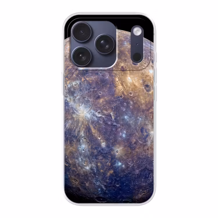 Telefoonhoesje - Planeet - Kraters - Ruimte - Planeet - Kraters - Ruimte Telefoonhoesje iPhone 17 Pro klein