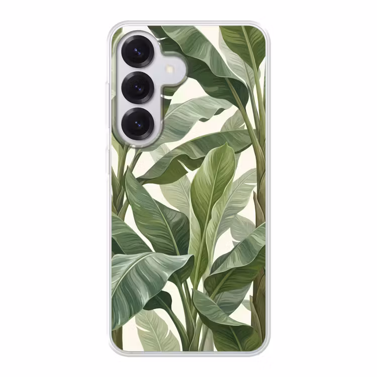 Planten - Bladeren - Tropisch - Groen Telefoonhoesje Samsung Galaxy S26 klein -3d