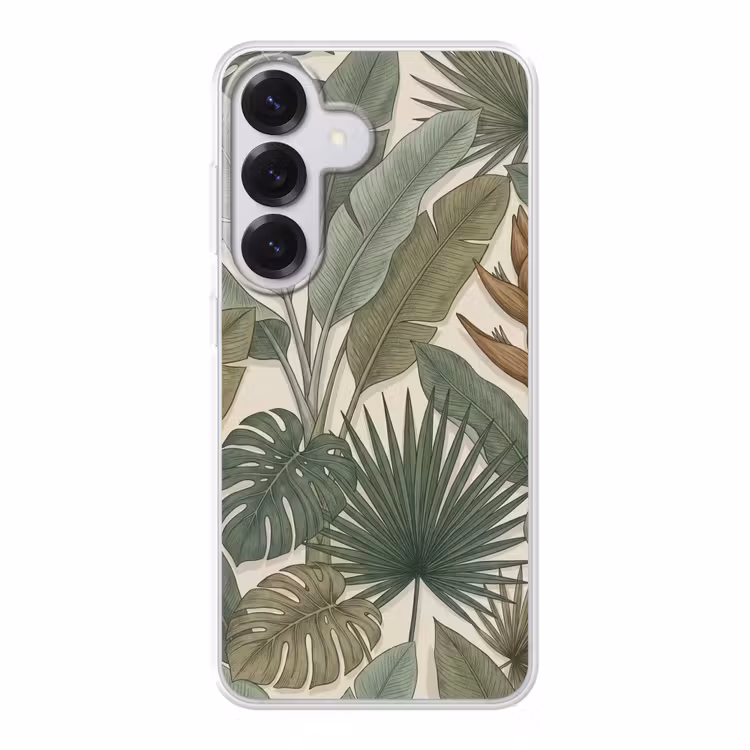 Planten - Tropisch - Natuur - Illustratie - Groen Telefoonhoesje Samsung Galaxy S26 klein -3d