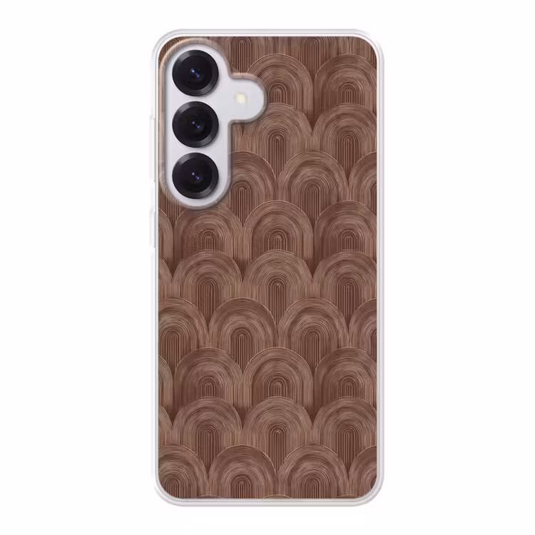 Ritmisch - Effect - Bruin Telefoonhoesje Samsung Galaxy S26 klein 975 -3d