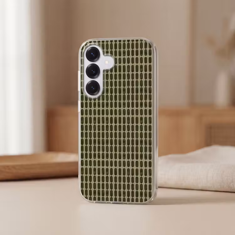 Ritmisch - Effect - Groen Telefoonhoesje Samsung Galaxy S26 klein 975 -sfeer2
