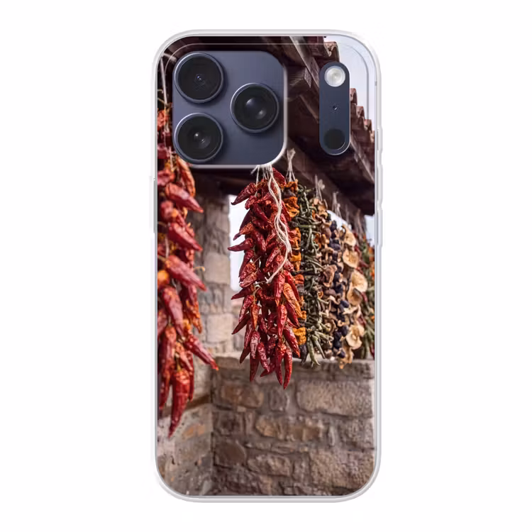 Telefoonhoesje - Rode pepers - Eten - Rode pepers - Eten Telefoonhoesje iPhone 17 Pro klein