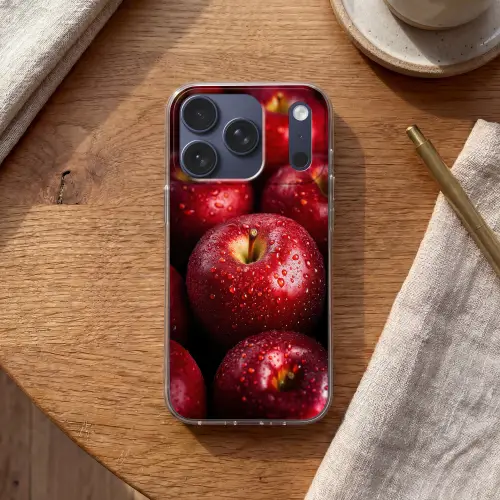 Rood - Appels - Fruit Telefoonhoesje iPhone 17 Pro klein -sfeer1