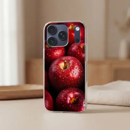 Rood - Appels - Fruit Telefoonhoesje iPhone 17 Pro klein -sfeer2