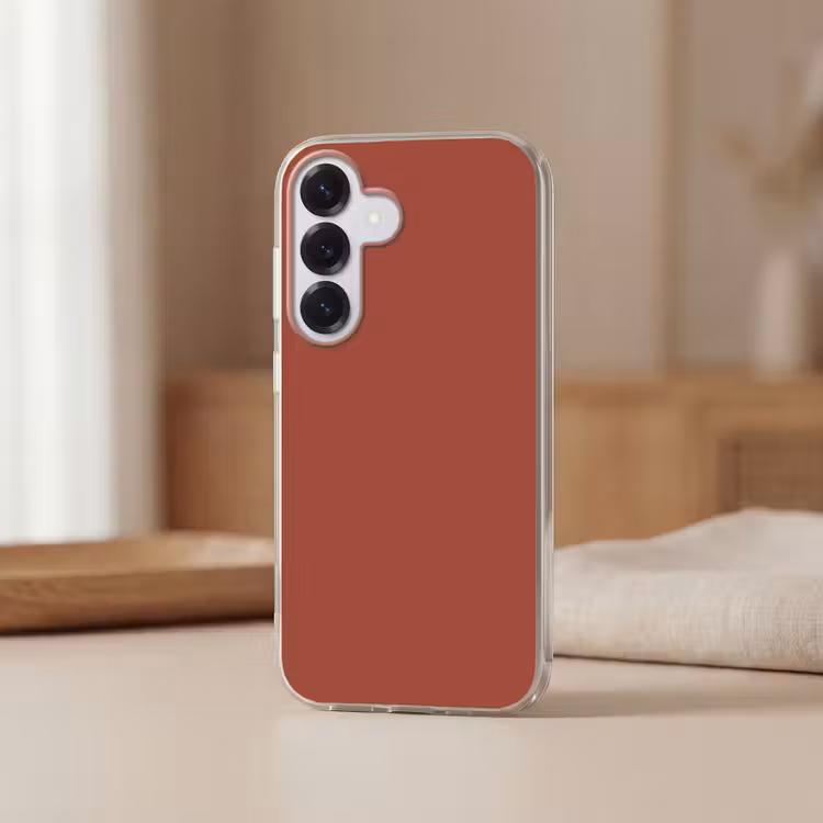 Rustic - Terracotta - Oranje Telefoonhoesje Samsung Galaxy S26 klein 975 -sfeer2