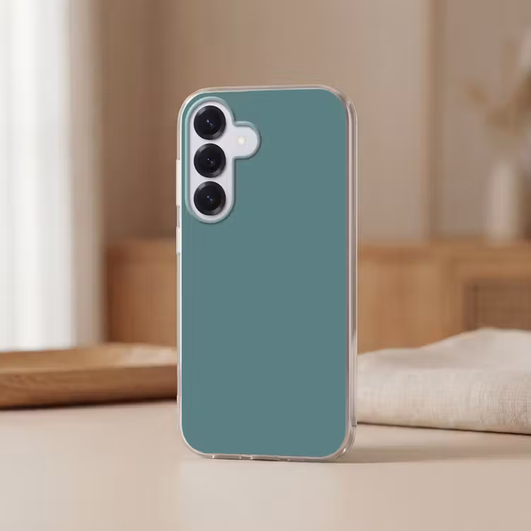 Serene - Teal - Blauw Telefoonhoesje Samsung Galaxy S26 klein 975 -sfeer2