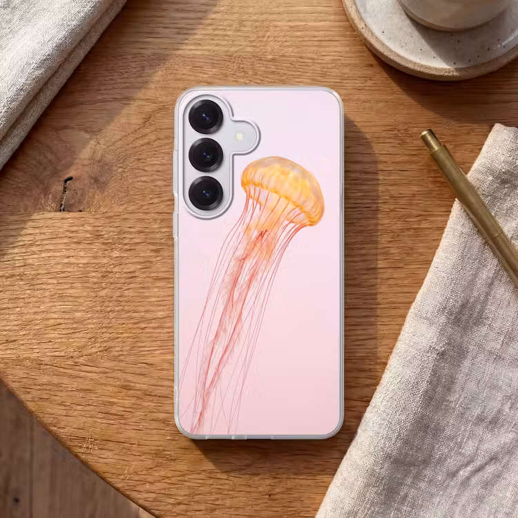 Sierlijk - Kwal - Roze Telefoonhoesje Samsung Galaxy S26 klein -sfeer1