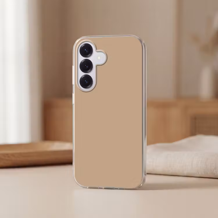 Soft - Taupe - Bruin Telefoonhoesje Samsung Galaxy S26 klein 975 -sfeer2