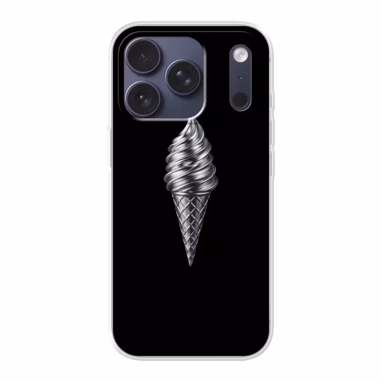 Softijs - Realistisch - Futuristisch Telefoonhoesje iPhone 17 Pro klein -3d