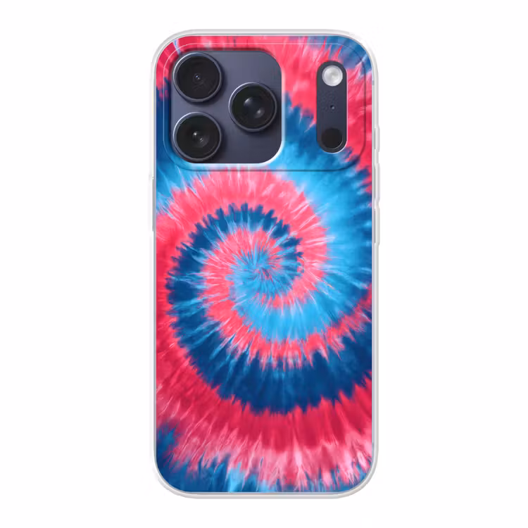 Spiraal - Roze - Draaiend Telefoonhoesje iPhone 17 Pro klein -3d