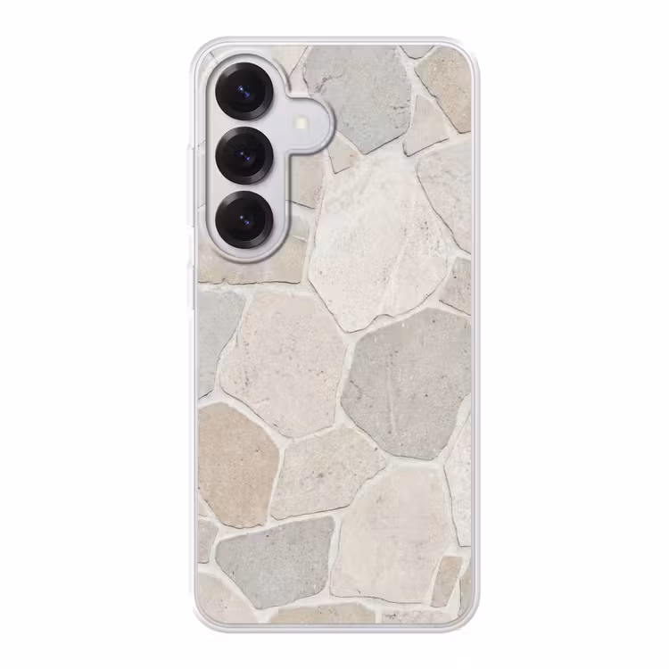 Steen - Patroon - Textuur - Beige Telefoonhoesje Samsung Galaxy S26 klein -3d