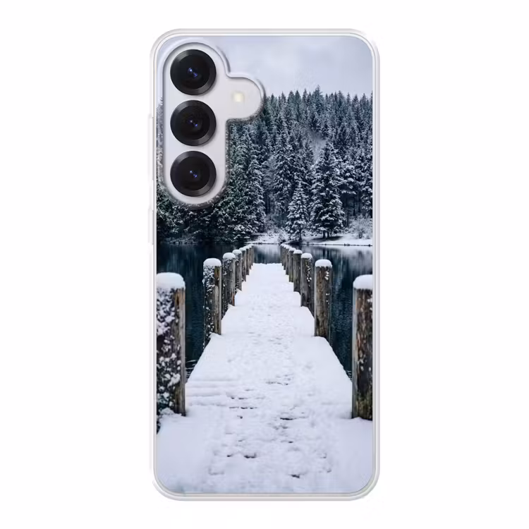 Steiger - Meer - Sneeuw - Bergen - Rustgevend Telefoonhoesje Samsung Galaxy S26 klein -3d